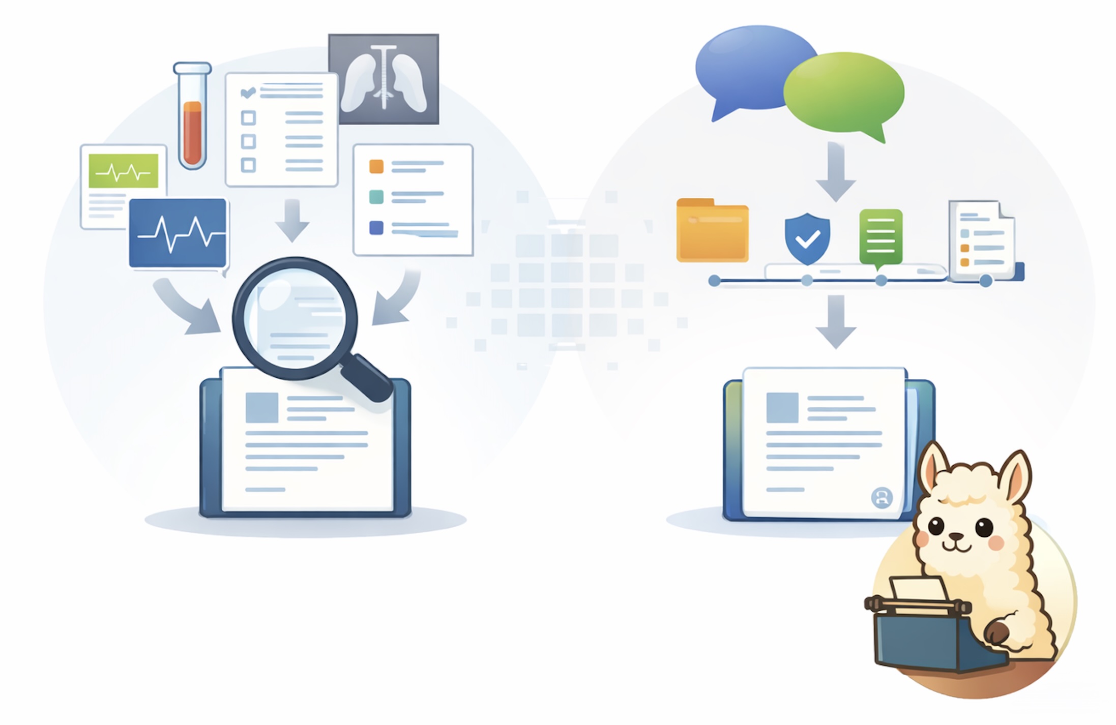 Illustration Psychiatrie versus Somatik